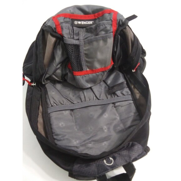 Wenger Backpack Black Laptop Airlow Tactical City Pack Hiking Trail Swiss Gear - Picture 4 of 8